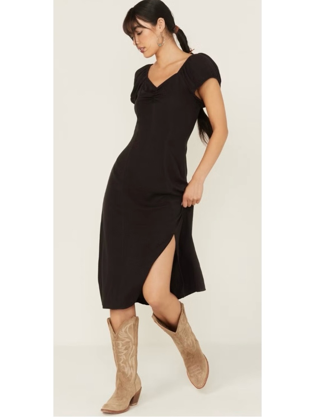 Idyllwind Beth Jacquared Midi Dress Medium